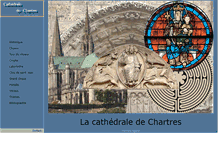 Tablet Screenshot of cathedrale-chartres.fr